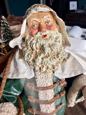 VTG 2988 Possible Dreams Old World Santa with Green Coat